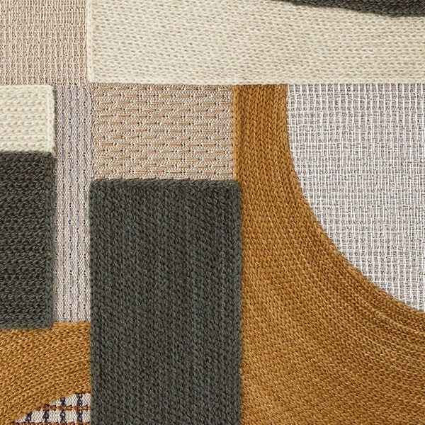 Pollack Collagraph Charcoal Upholstery Fabric