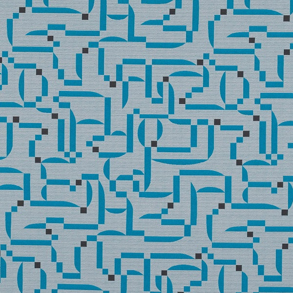 Remnant of Arc-Com Burkina Caribbean Upholstery Fabric