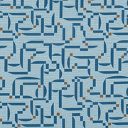 Arc-Com Burkina Sky Blue Upholstery Fabric