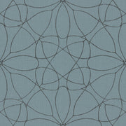 Arc-Com Flora Ice Blue Upholstery Vinyl