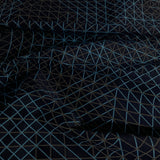 CF Stinson Power Grid Sapphire Upholstery Fabric