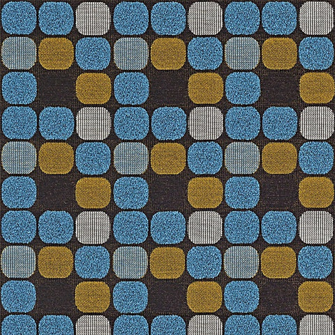 Carnegie Chroma 23 Blue Upholstery Fabric