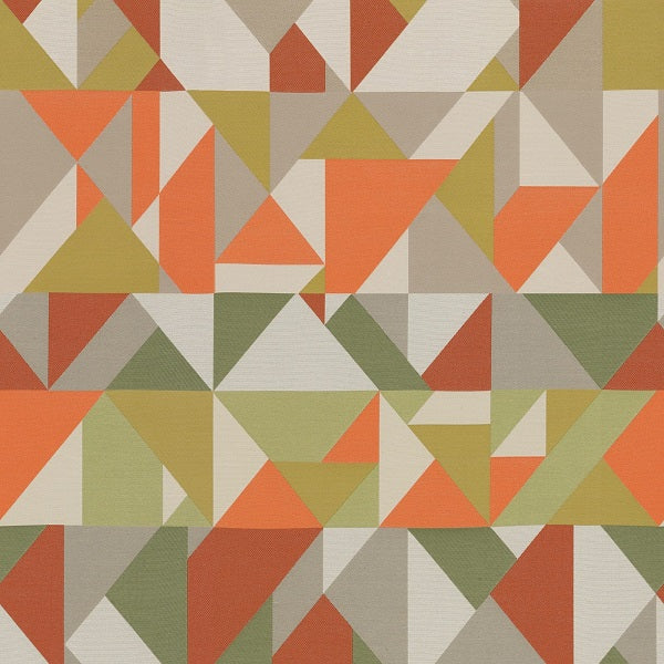 Carnegie Collage 6 Blue Upholstery Fabric