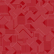 Carnegie Maze 36 Red Geometric Upholstery Fabric