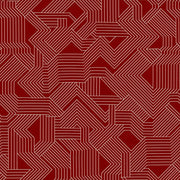 Carnegie Maze 37 Red Geometric Upholstery Fabric