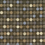 Brentano Polka Castle Steps Black Upholstery Fabric
