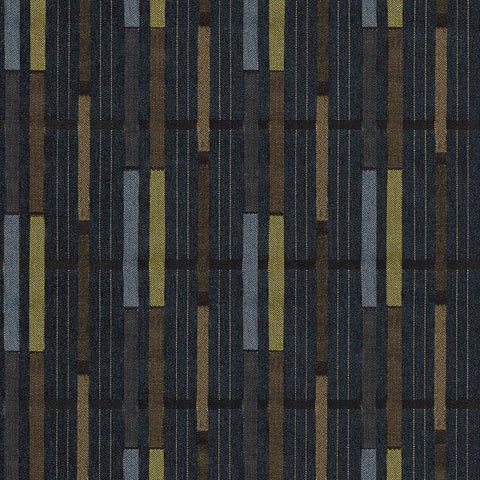 Arc-Com Grand Central Midnight Upholstery Fabric