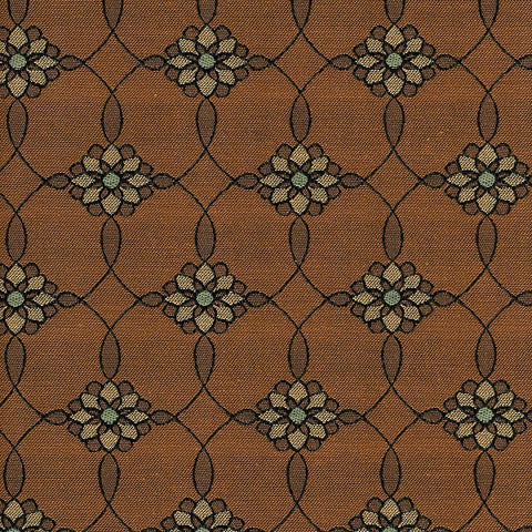 Arc-Com Allegra Chestnut Brown Upholstery Fabric