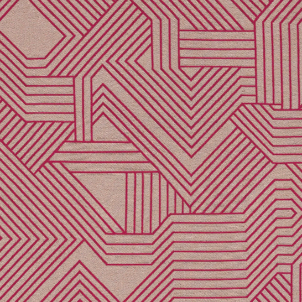 Remnant of Carnegie Maze Print 106 Geometric Upholstery Vinyl