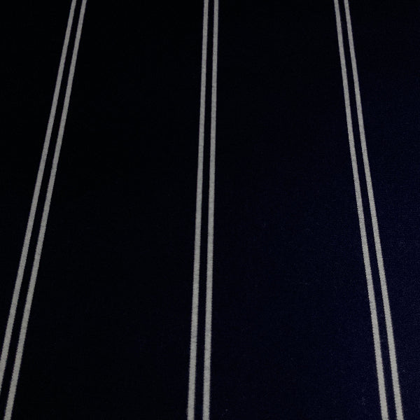 Remnant of Sunbrella Shade Cooper Navy Outdoor Awning Upholstery Fabric