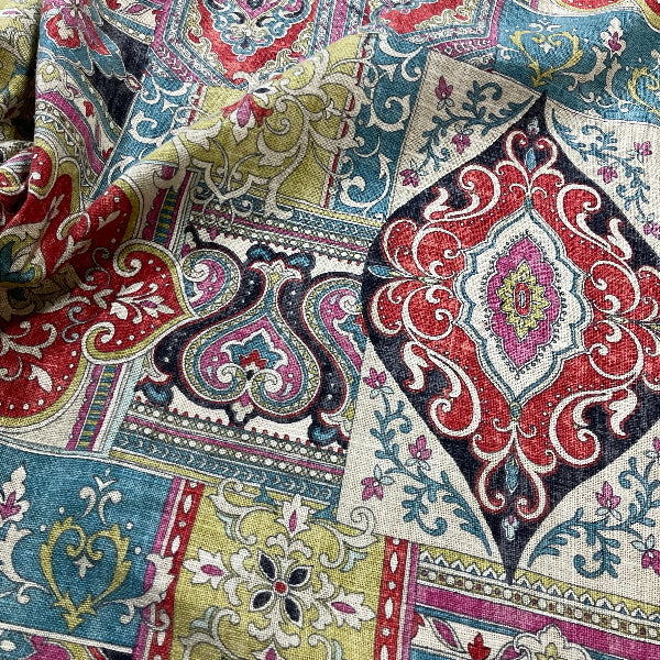 Covington Hamadi Gemstone Cotton Print Fabric