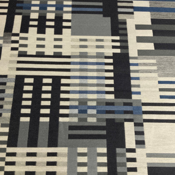 Designtex Jacquard II Blue Upholstery Fabric