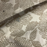 HBF Big Floral Grey on Lavender Upholstery Fabric