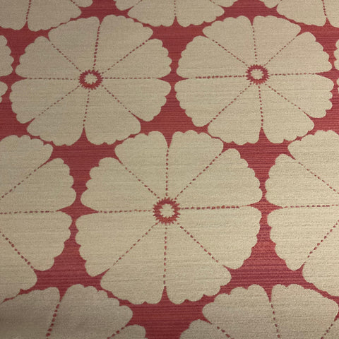 Remnant of Pollack Big Flower Hibiscus Sunbrella Upholstery Fabric