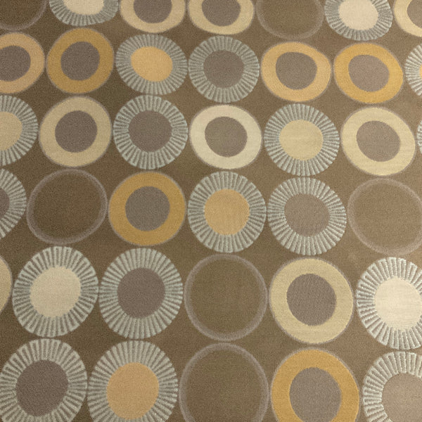 Arc-Com Yoyo Stone Circle Design Upholstery Fabric