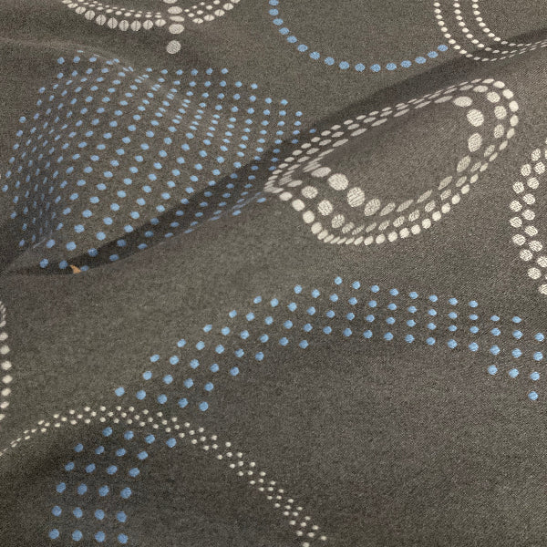 Designtex Concentric Charcoal Upholstery Fabric
