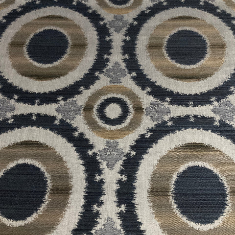 Remnant of Sunbrella Abra Denim Outdoor Upholstery  Fabric