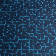 Unika Vaev Uber Ocean Blue Geometric Upholstery Fabric