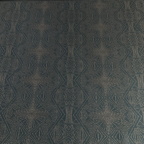 Designtex Starburst Dark Blue Green Upholstery Fabric