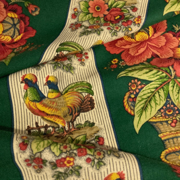 Waverly Rochelle Rooster Cotton Print Fabric