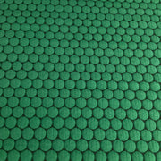 Designtex Loop To Loop Leprechaun Embossed Circles Green Upholstery Fabric