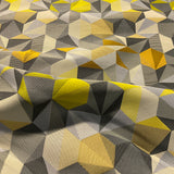 CF Stinson Hexie Ochre Yellow Upholstery Fabric