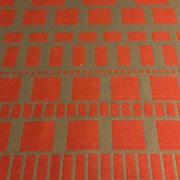 Remnant of Sina Pearson In Repeat Coral/Sage Sunbrella Upholstery Fabric