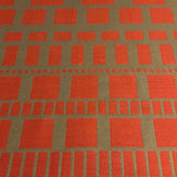 Remnant of Sina Pearson In Repeat Coral/Sage Sunbrella Upholstery Fabric