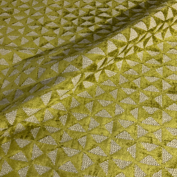 Mayer Ephesus Citron Chenille Upholstery Fabric