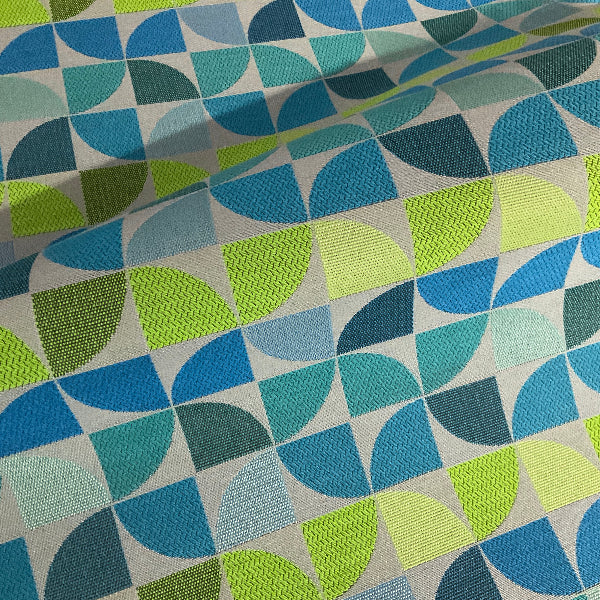 Mayer Fanfare Seabreeze Blue Crypton Upholstery Fabric