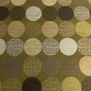 Remnant of Carnegie Bauble Color 43 Green Upholstery Fabric
