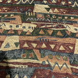 Red Green Southwest Style Upholstery Fabric
