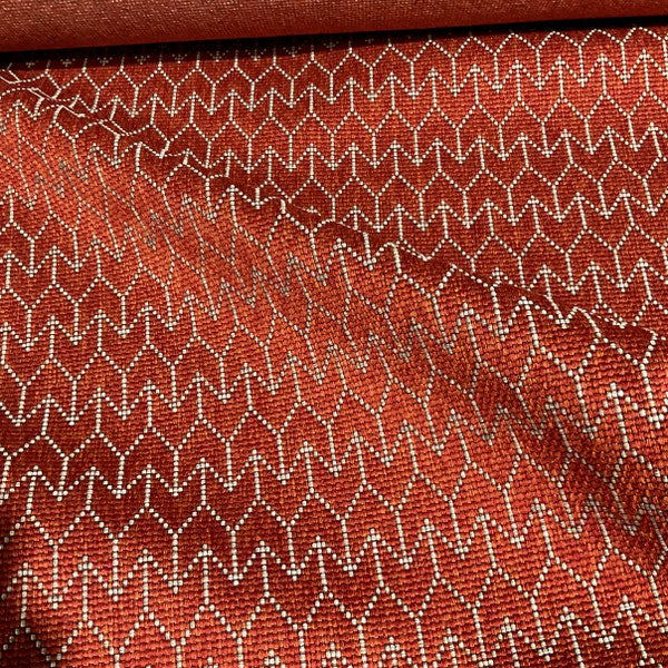 P Kaufmann Upson Downs Cinder Chevron Upholstery Fabric