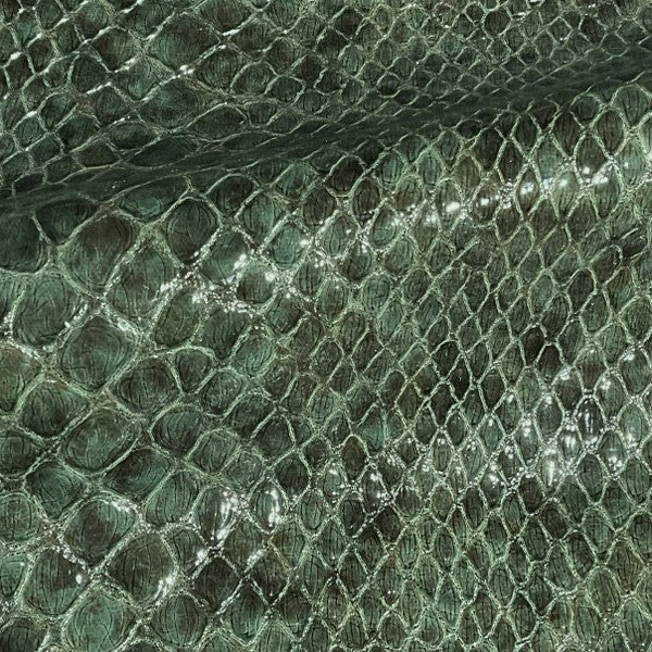 Green Alligator Designed Upholstery Vinyl