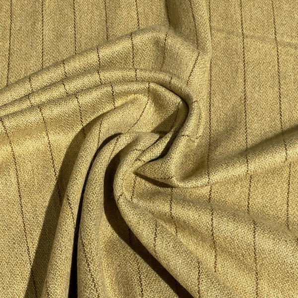 Light Brown Pin Stripe Designer Upholstery Fabric