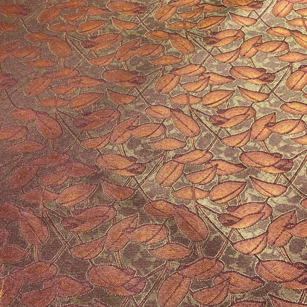 Metallic Leaf Crypton Upholstery Fabric