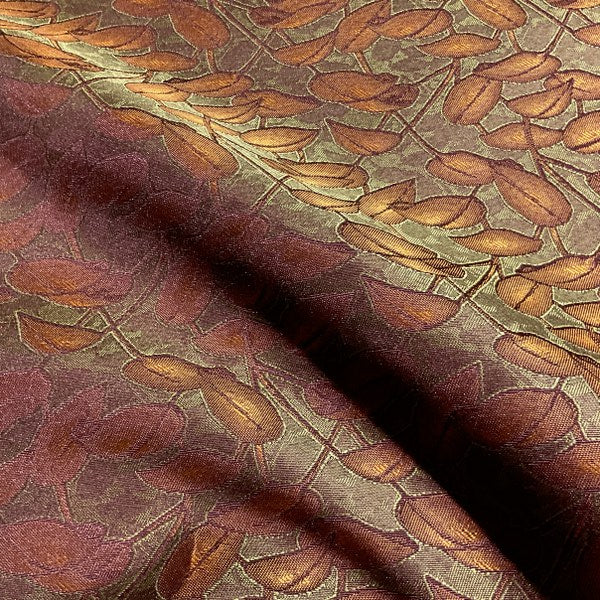 Metallic Leaf Crypton Upholstery Fabric