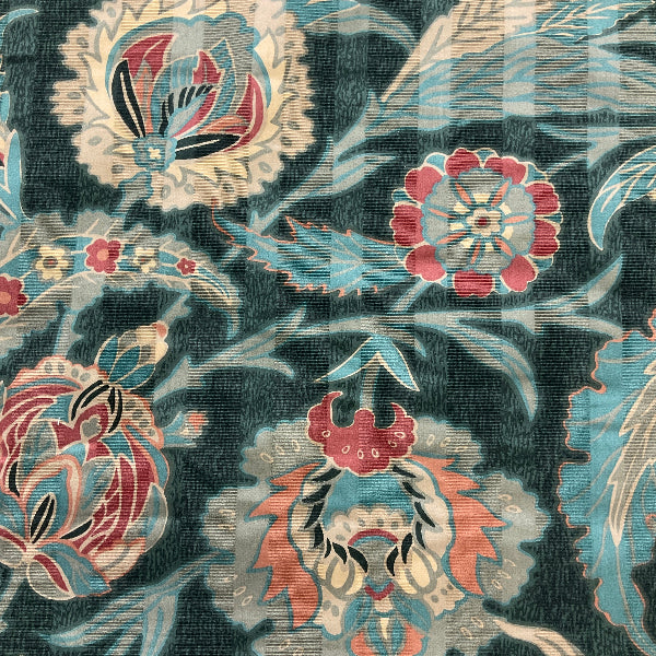 Waverly Emerald Garden Green Cotton Print Fabric