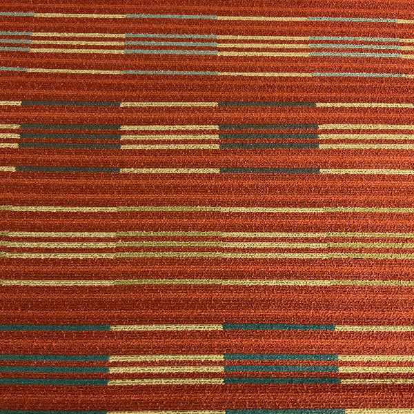 CF Stinson Kennebunk Summer Orange Upholstery Fabric