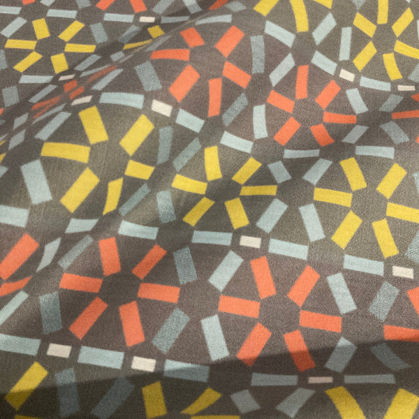 Arc-Com Atomic Fog Grey Crypton Upholstery Fabric