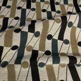 Arc-Com X Pattern Stone Upholstery Fabric