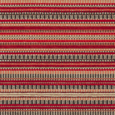 Remnant of Arc-Com Morocco Fire Red Upholstery Fabric