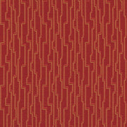 Arc-Com Robotic Flame Red Upholstery Fabric