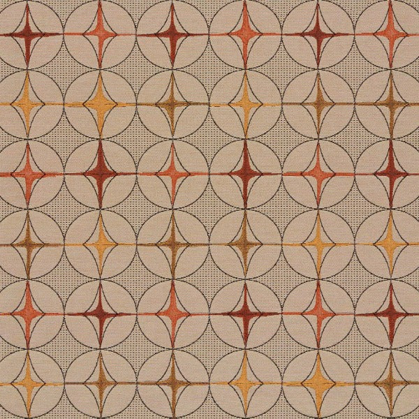 Arc-Com Tritik Terracotta Upholstery Fabric