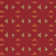 Arc-Com Geostitch Chili Pepper Red Upholstery Fabric