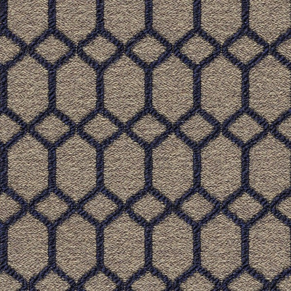 Remnant of Arc-Com Quest Midnight Upholstery Fabric