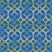 Arc-Com Around Rainstorm Blue Upholstery Fabric