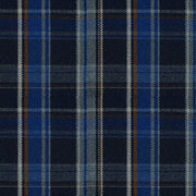 Arc-Com York Plaid Cobalt Blue Upholstery Fabric