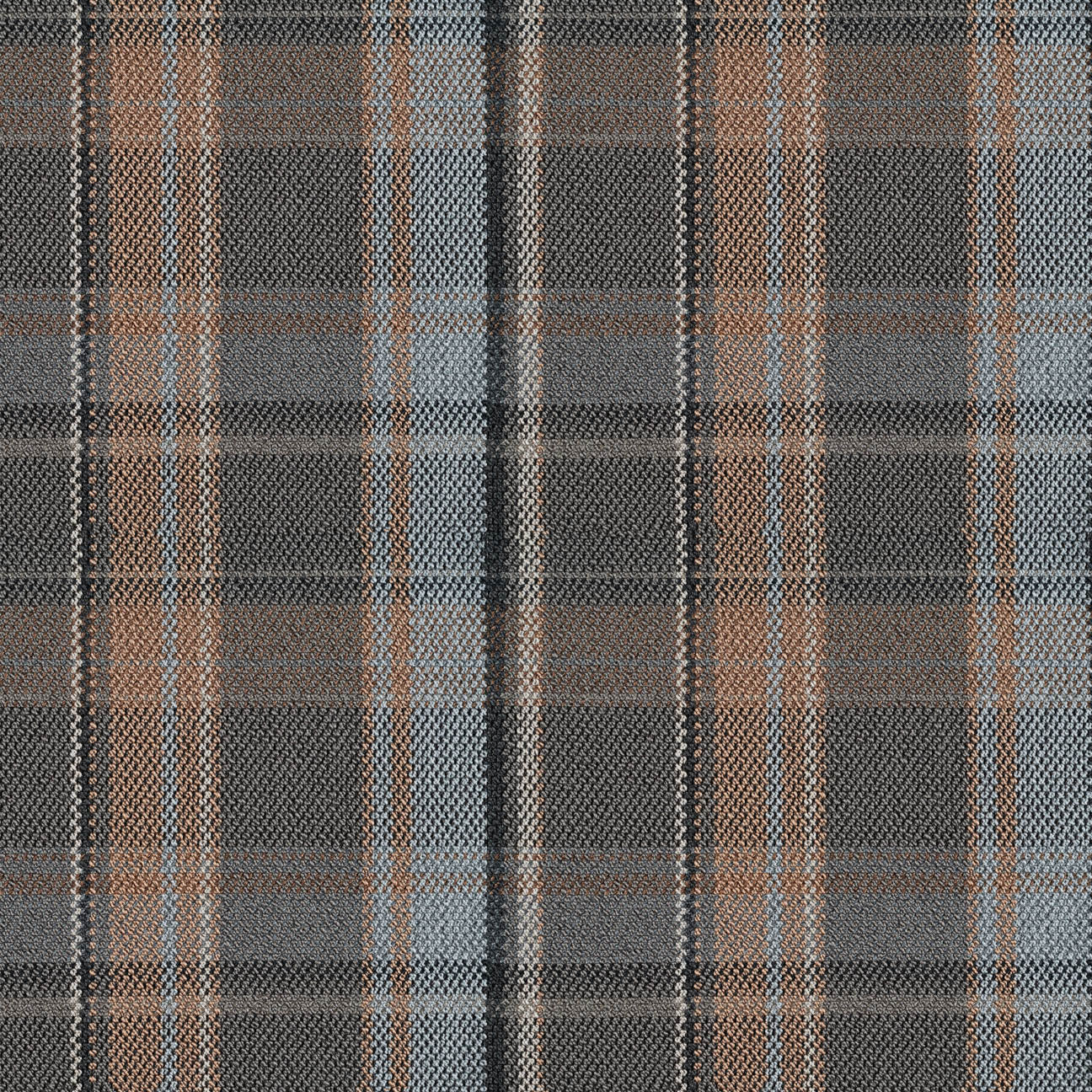 Arc-Com York Plaid Mineral Upholstery Fabric