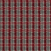Arc-Com Welsh Check Crimson Upholstery Fabric